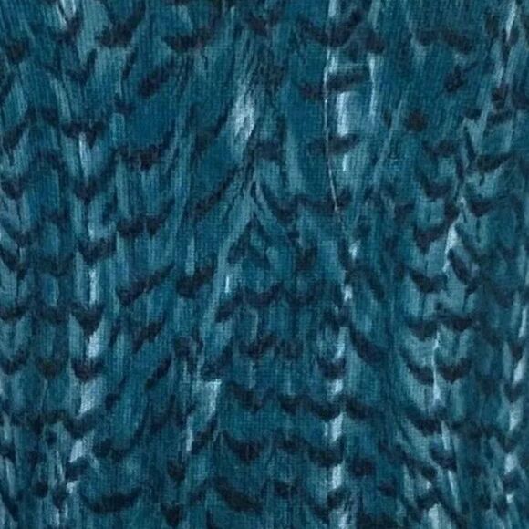 Talbots Pure Cashmere Teal Feather Sweater - Picture 6 of 16